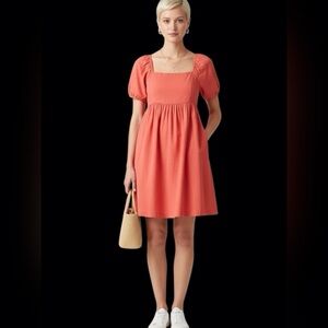 NWT....Abound Red Puff Sleeve Dress
